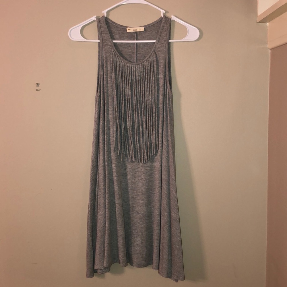 Grey women’s throw on dress